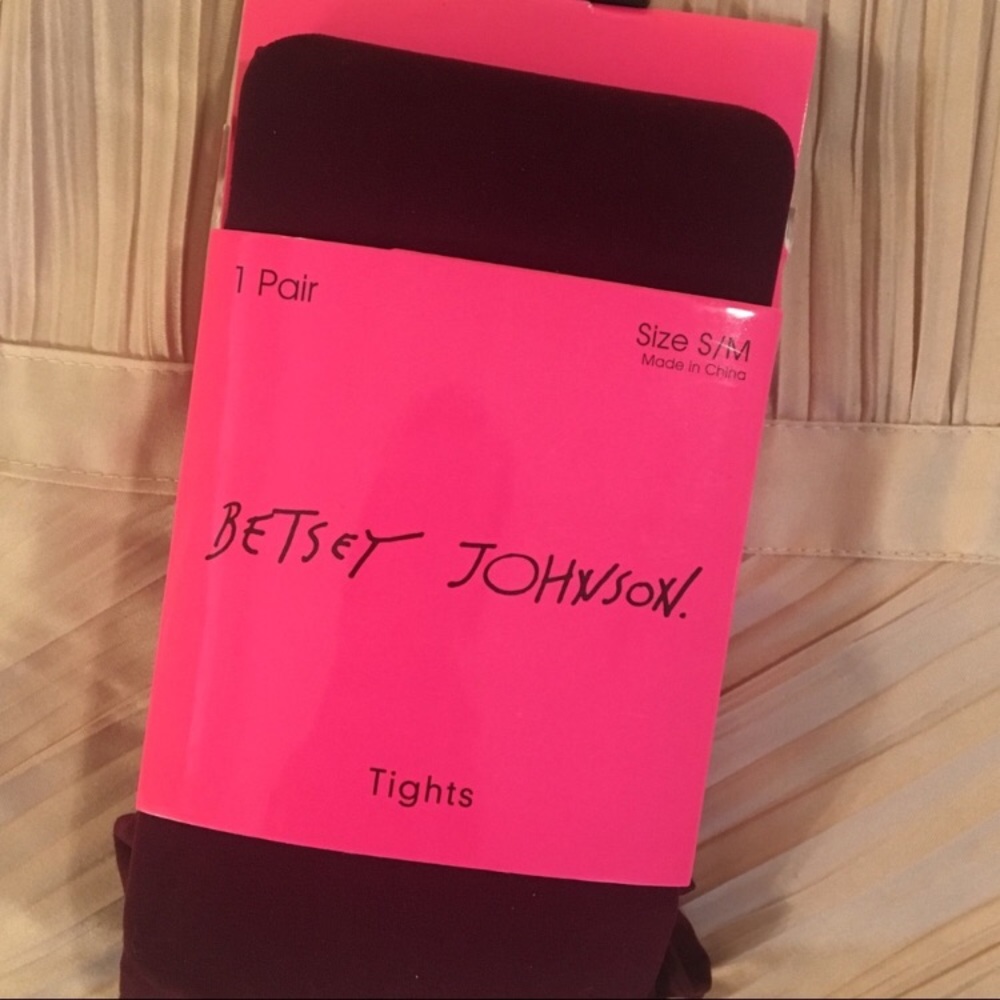 Betsey Johnson tights stockings size small medium - Picture 4 of 7
